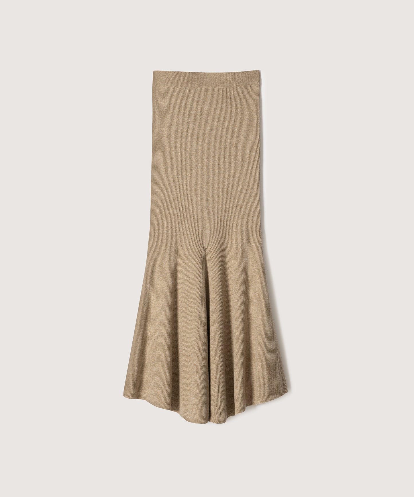 Alina - Sale Wool-Blend Skirt - Beige