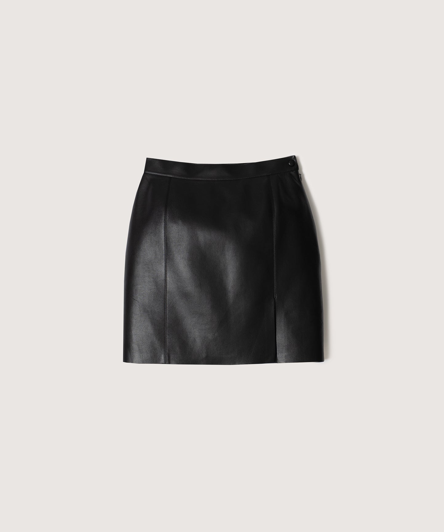 Gima - Sale Regenerated Leather Mini Skirt - Black