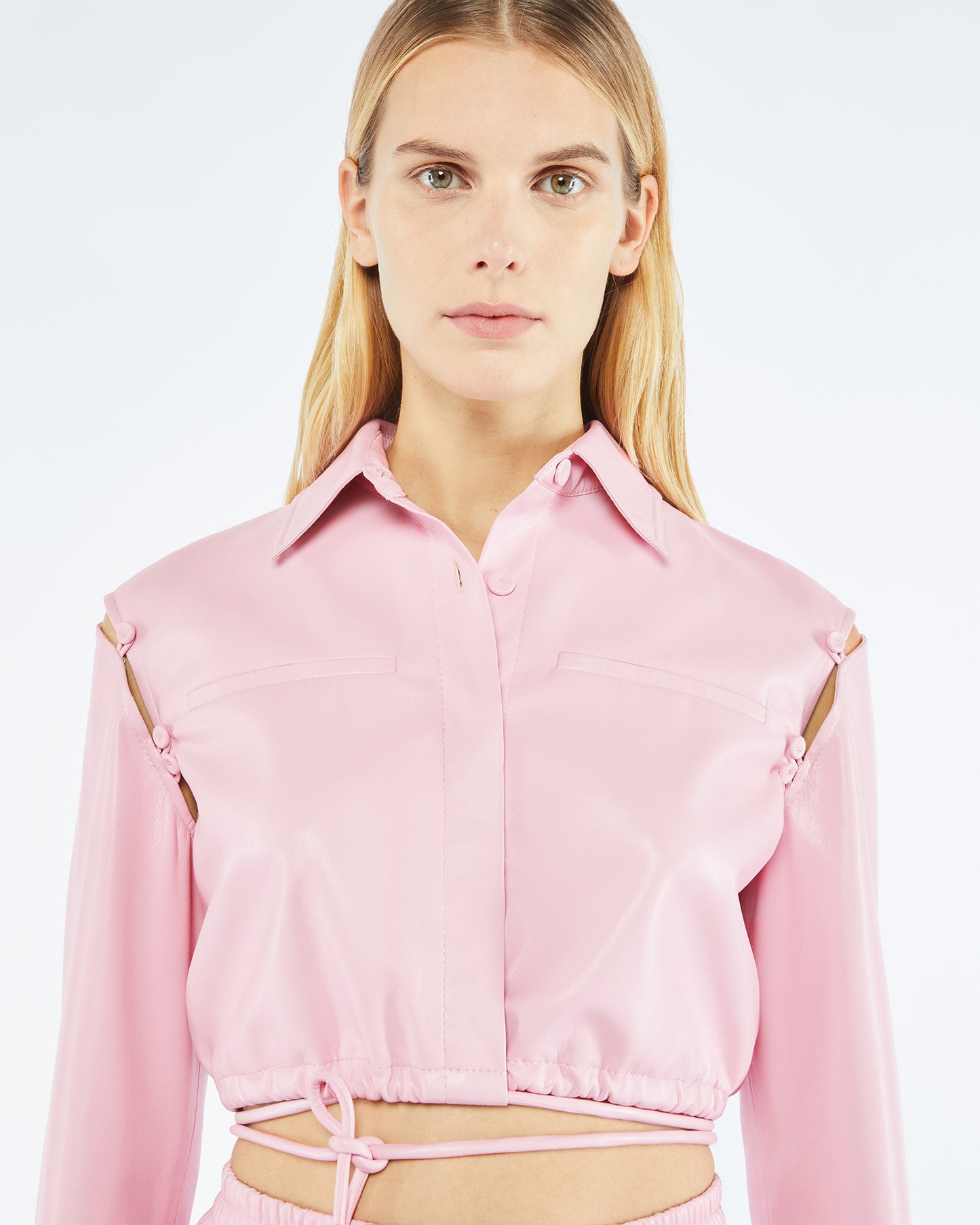 Donna - Okobor™ Alt-Leather Shirt - Pink