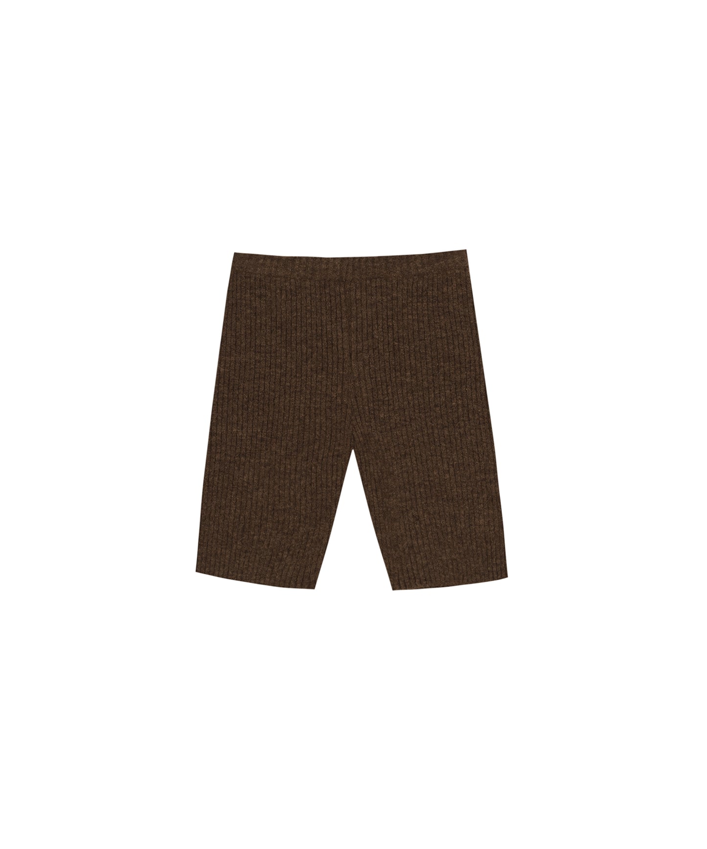 Siu - Knit Biker Shorts - Brown