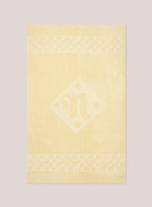 Totem - Archive Cotton Jacquard Towel - Creme Kopjafa