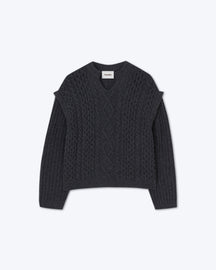 Celso - Cashmere Jumper - Charcoal