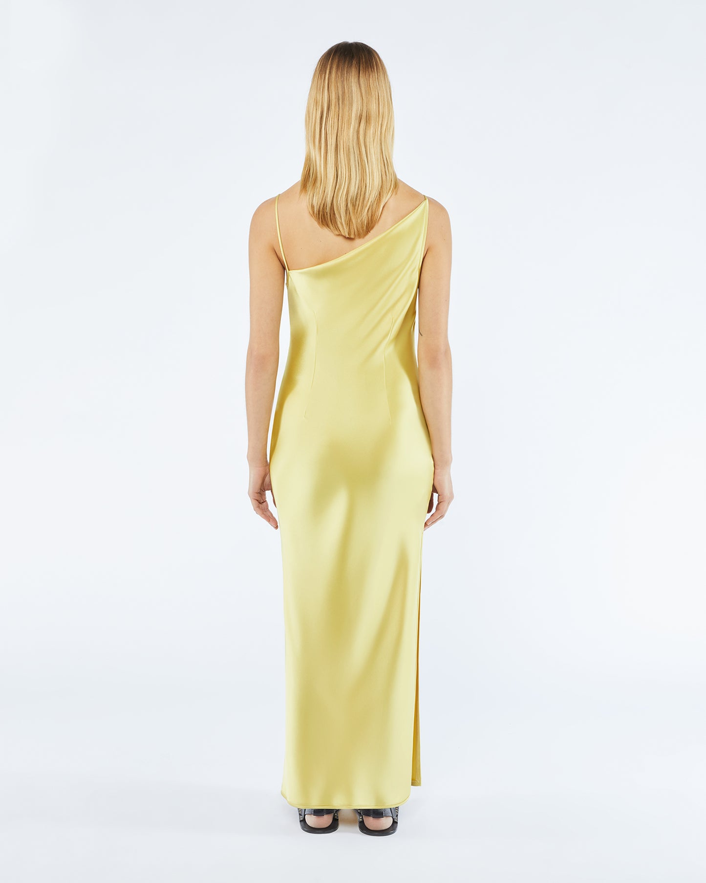 Lennie - Slip Satin Maxi Dress - Yellow