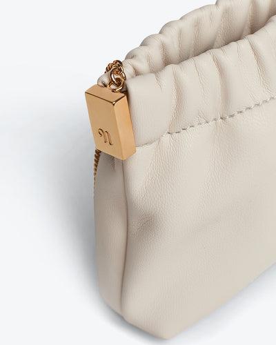 The Bar Purse - Alt-Nappa Coin Purse - Off - Off White