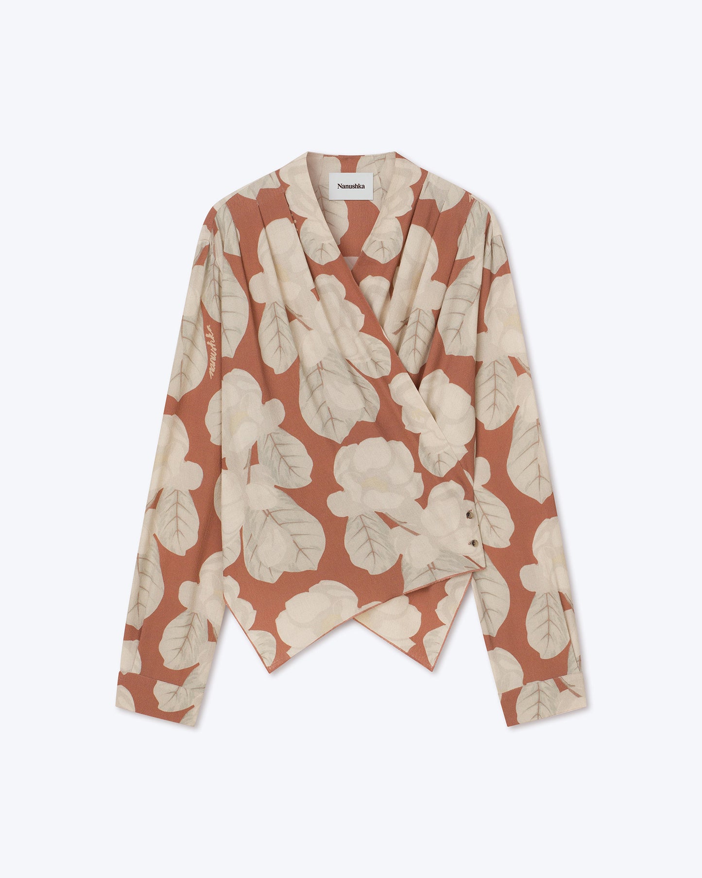 Saco - Archive Lightweight Printed Top - Faded Magnolia