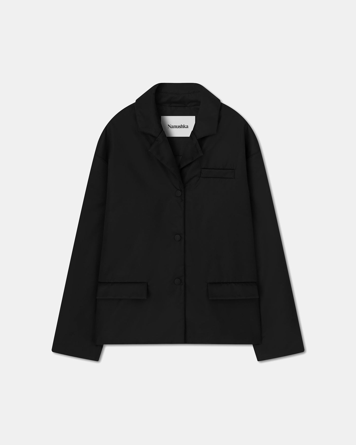 Almeda - Eco-Nylon Jacket - Black