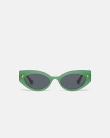 Azalea - Bio-Plastic Cat-Eye Sunglasses - Green Eyewear