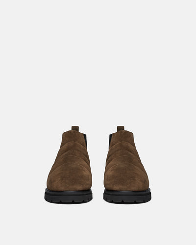 Bede - Rounded Toe Boot - Olive