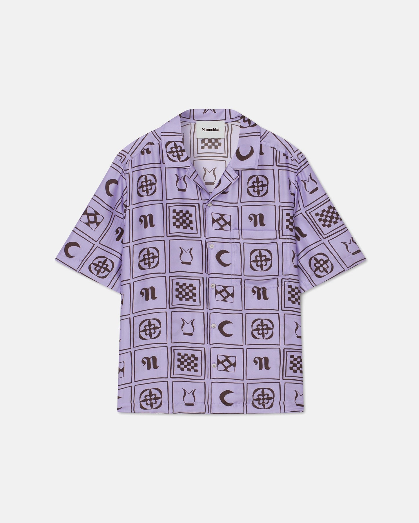Bodil - Short-Sleeve Shirt - Kopjafa Lilac