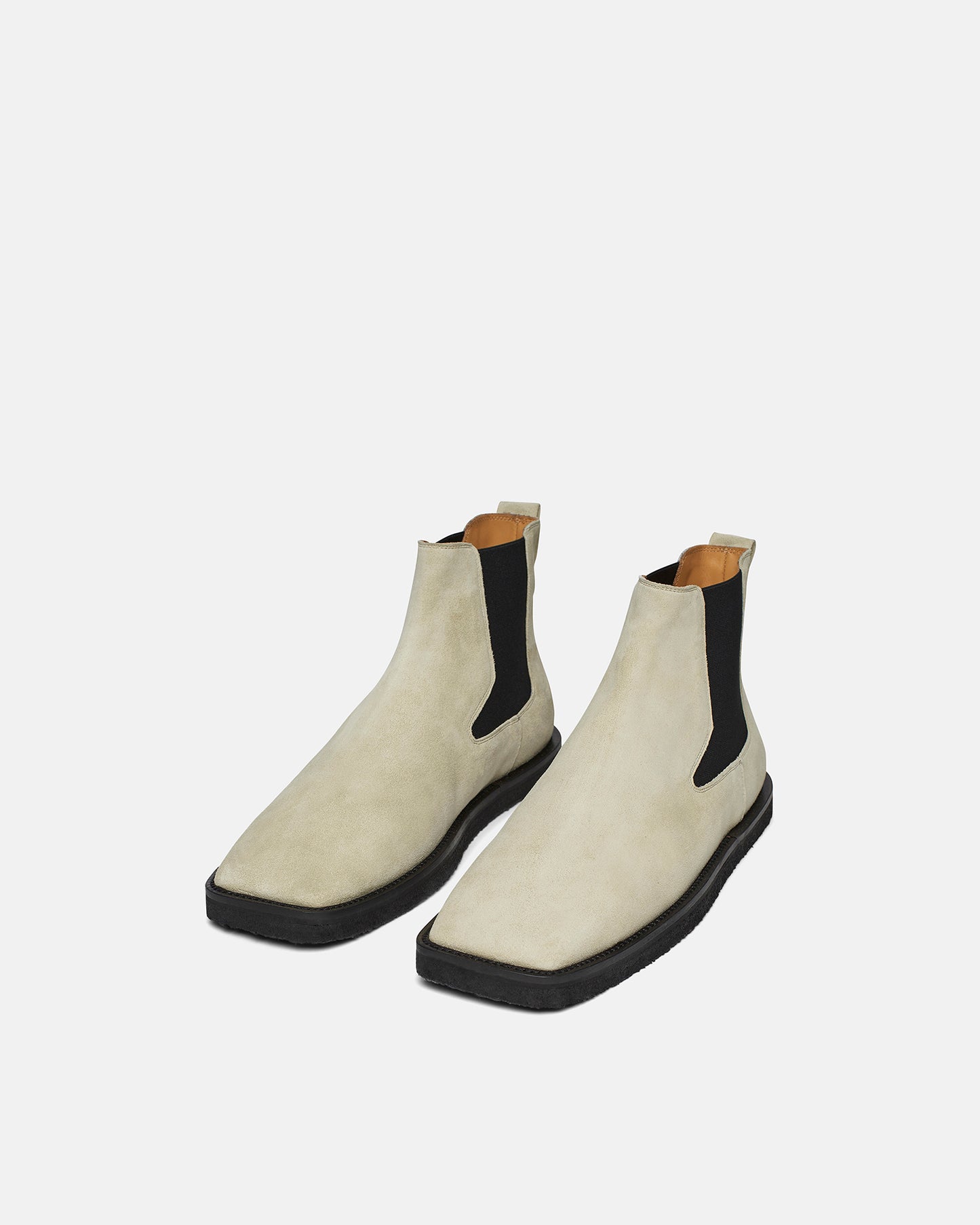 Bruno - Suede Ankle Boots - Chalk
