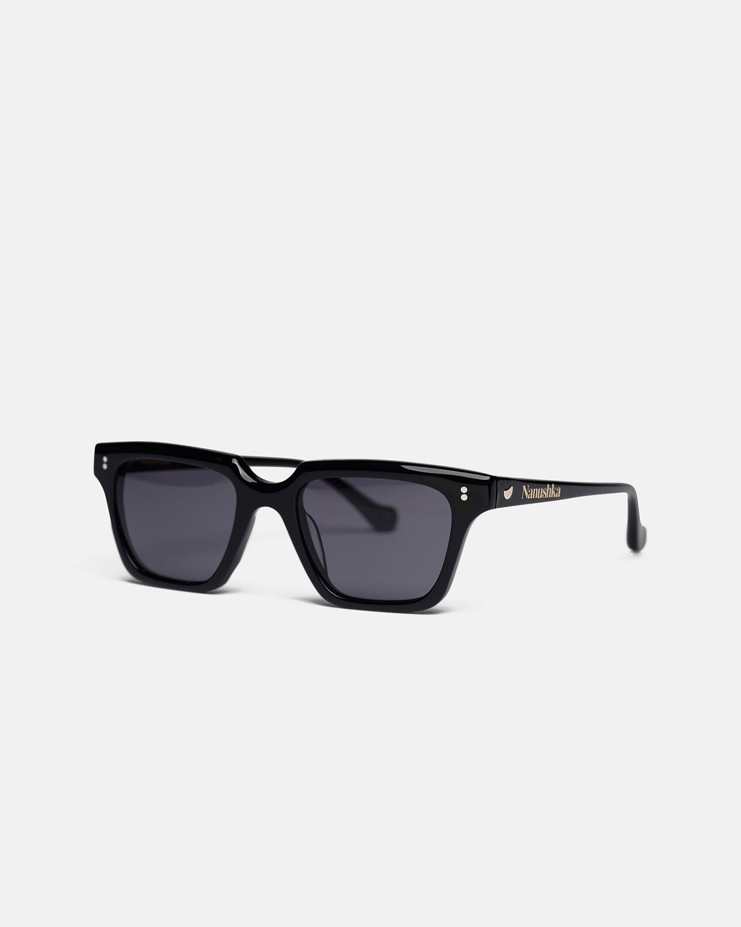 Cadao - Bio-Plastic Angular Sunglasses - Black