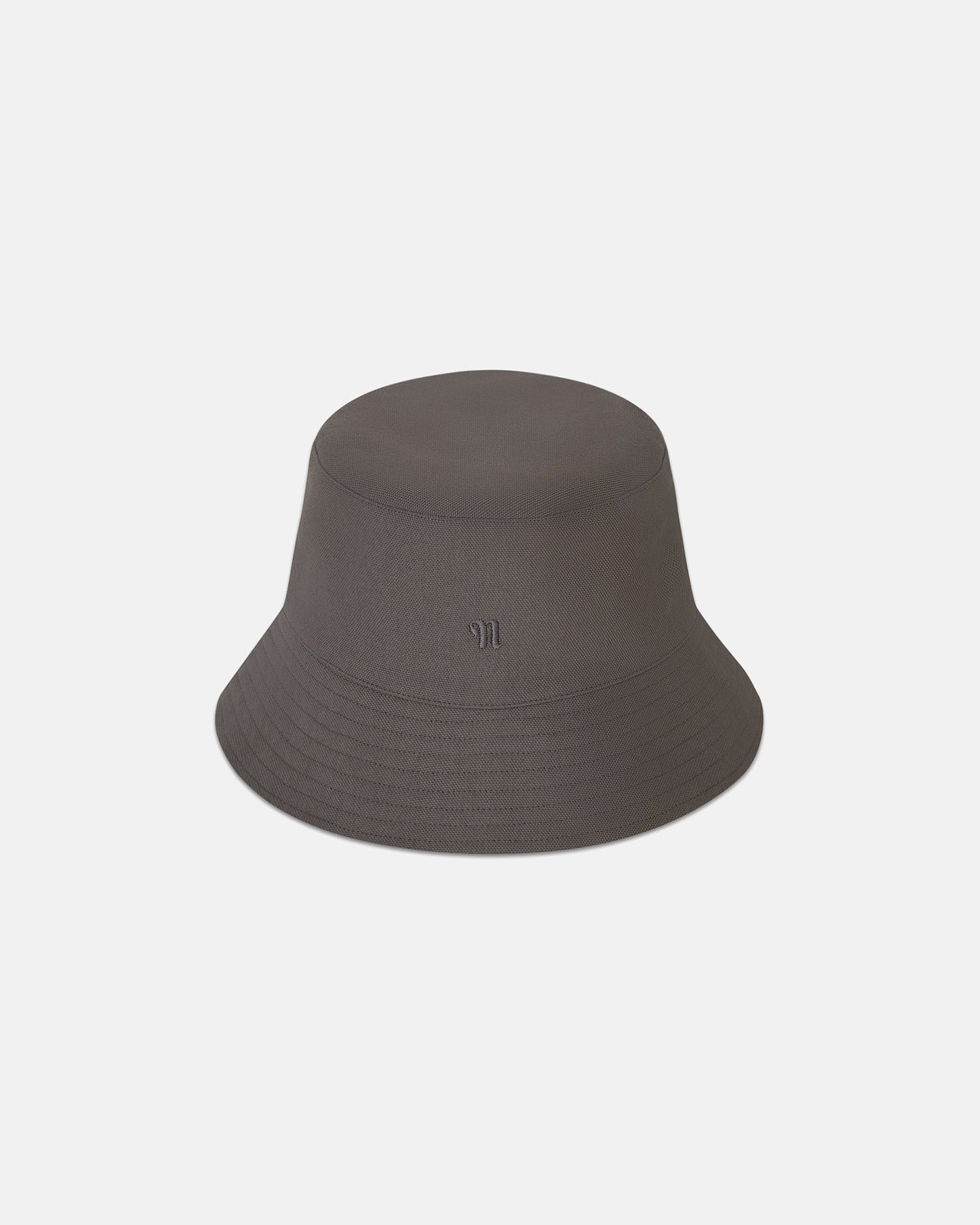 Caran - Cotton-Canvas Bucket Hat - Asphalt