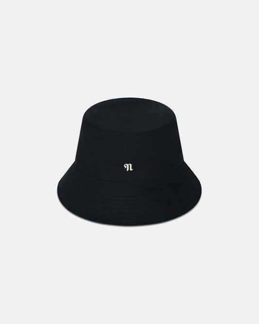 Caran - Cotton-Canvas Bucket Hat - Black