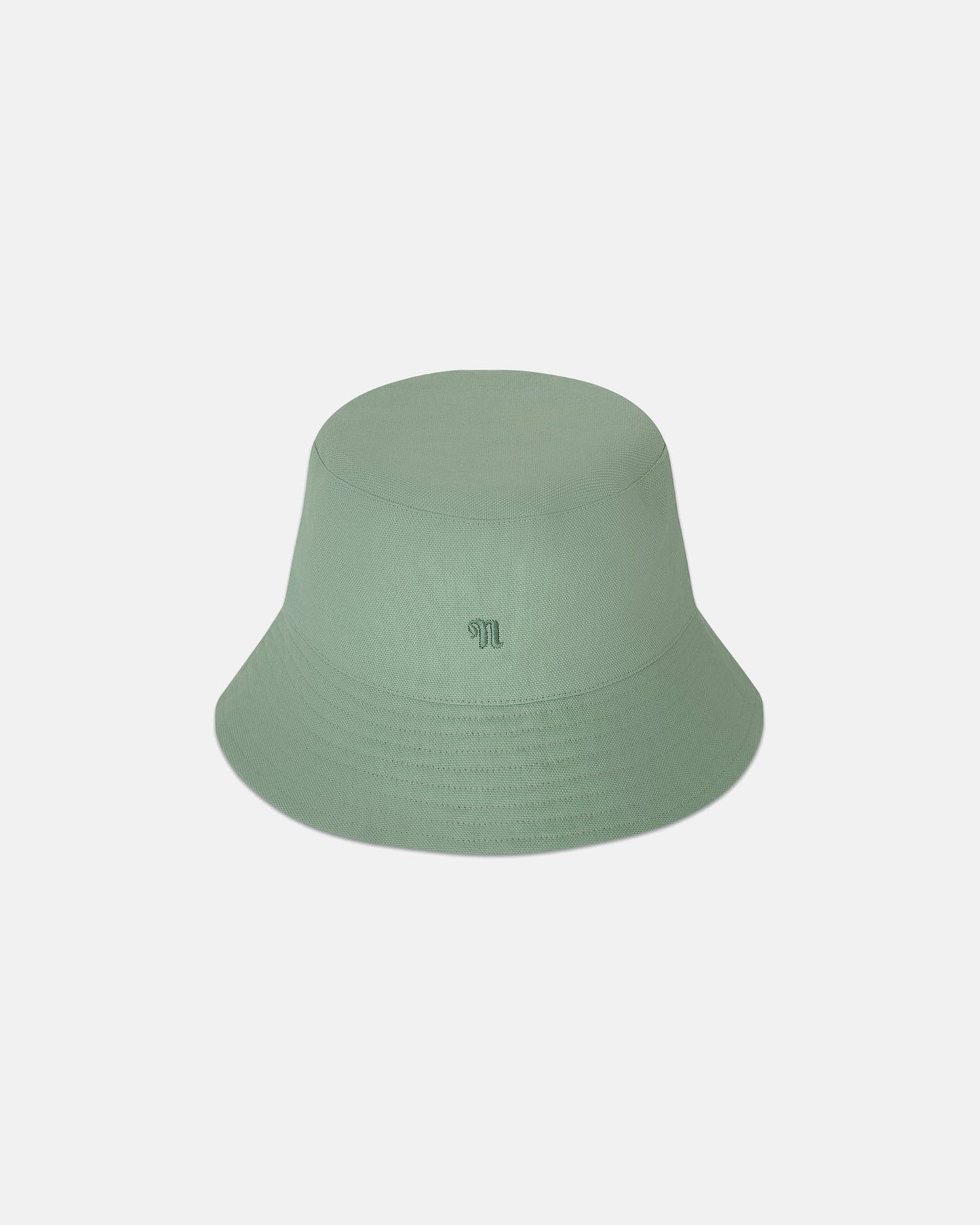 Caran - Cotton-Canvas Bucket Hat - Leafy Green