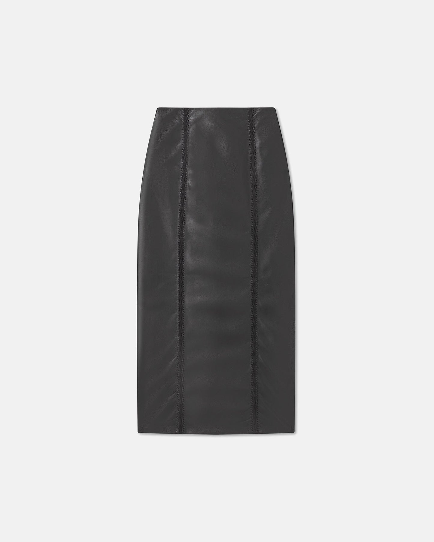 Carissa - Okobor™ Alt-Leather Skirt - Black