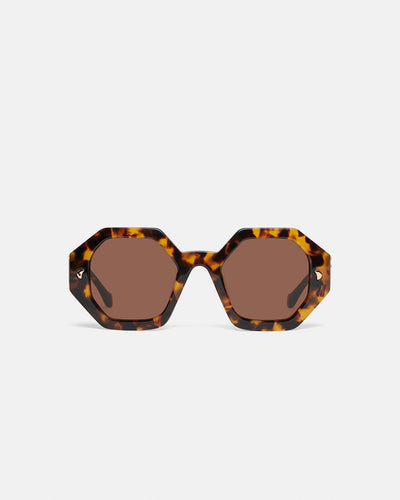 Carlen - Bio-Plastic Sunglasses - Dark Amber