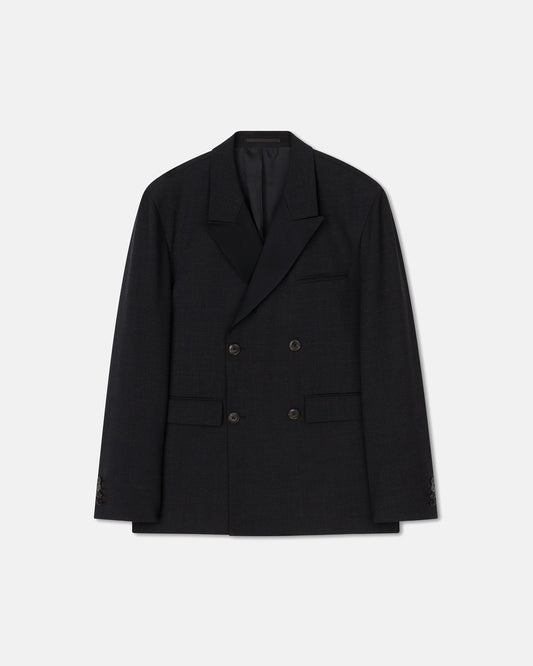 Collas - Satin-Trimmed Suit Jacket - Off - Off BlackBlack