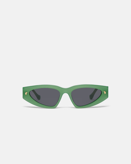 Crista - Bio-Plastic D-Frame Sunglasses - Green