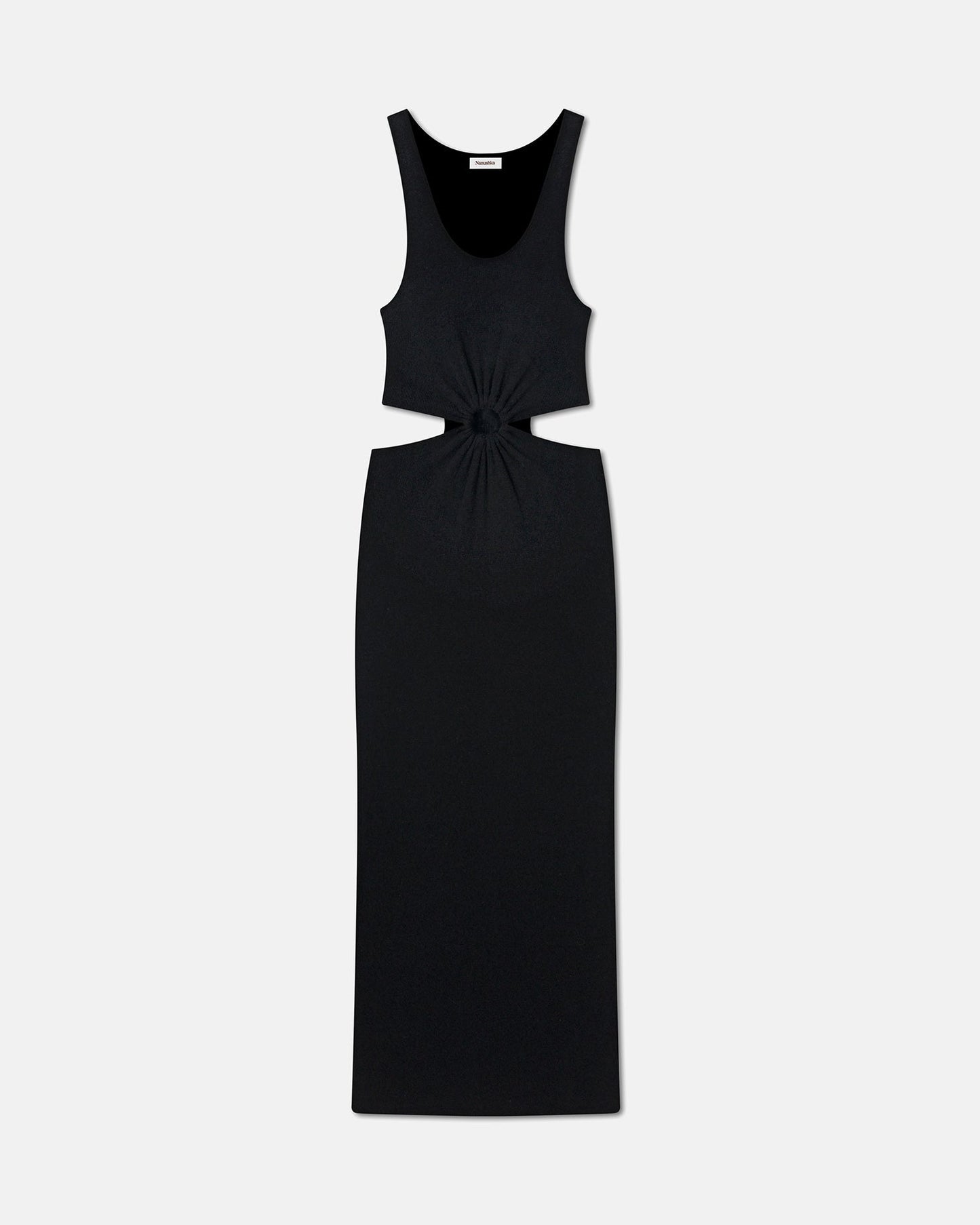 Dione - Cutaway Waist Dress - Black