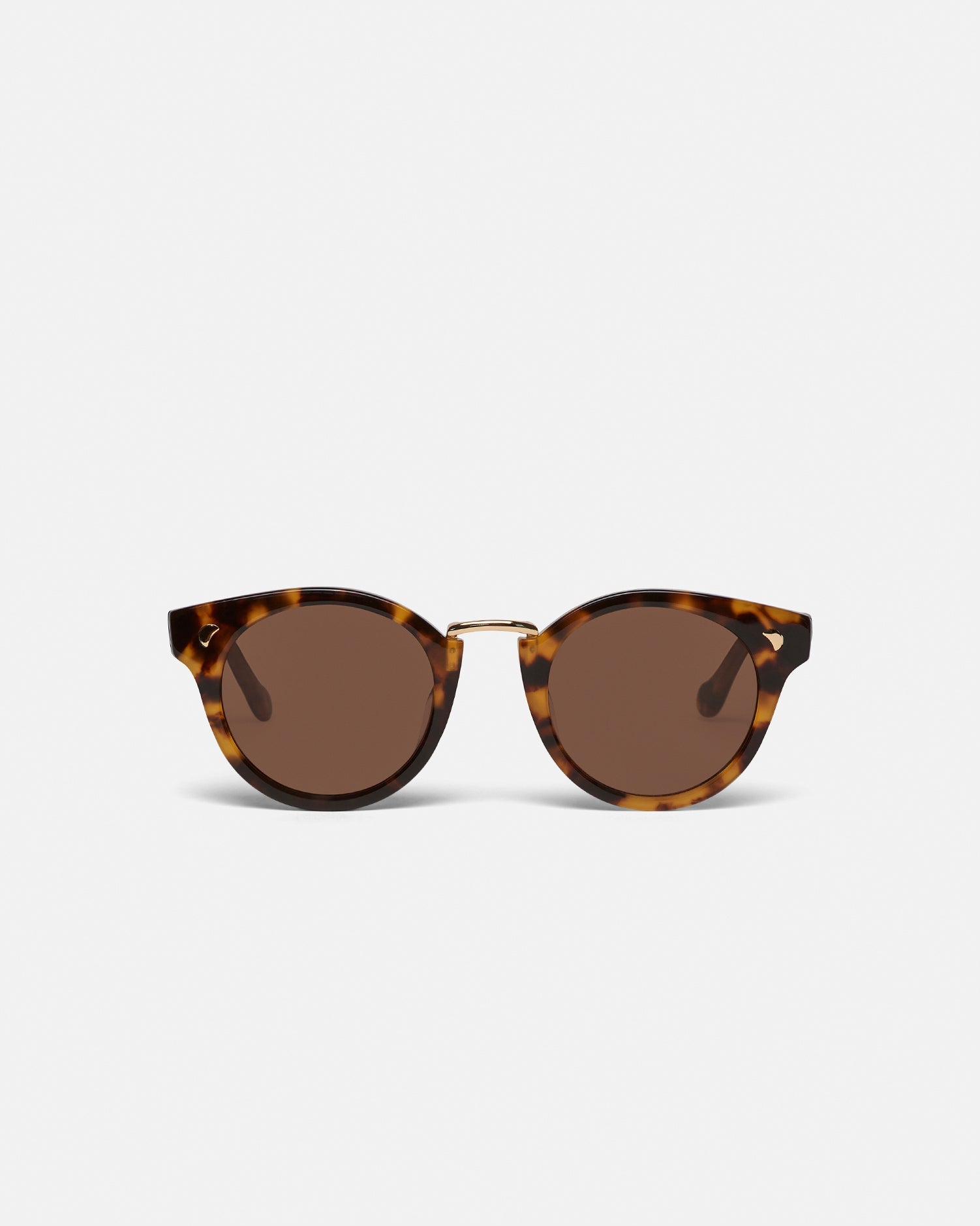 Duy - Bio-Plastic Round-Frame Sunglasses - Dark Amber – Nanushka