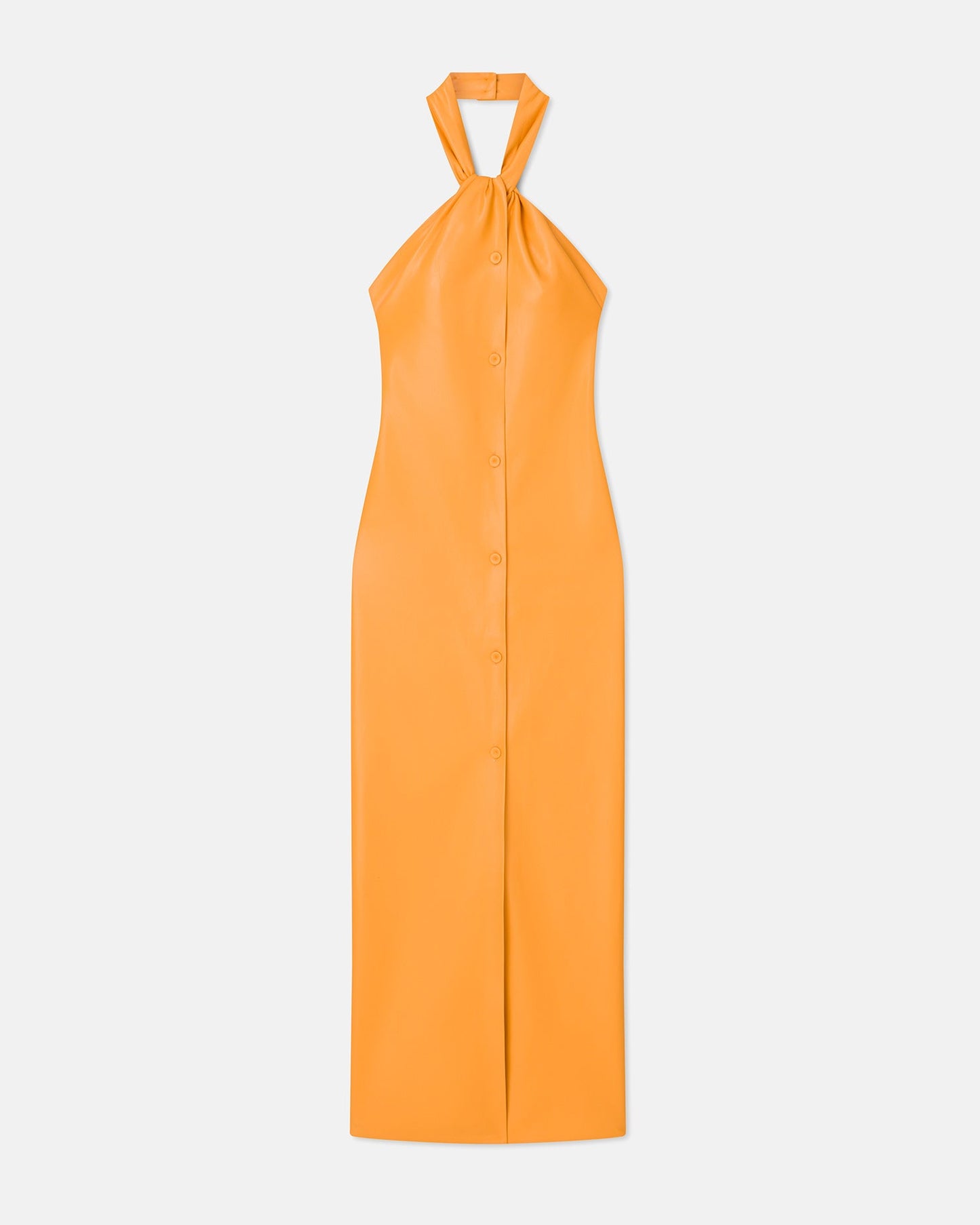 Elima - Okobor™ Halterneck Dress - Orange Pf23