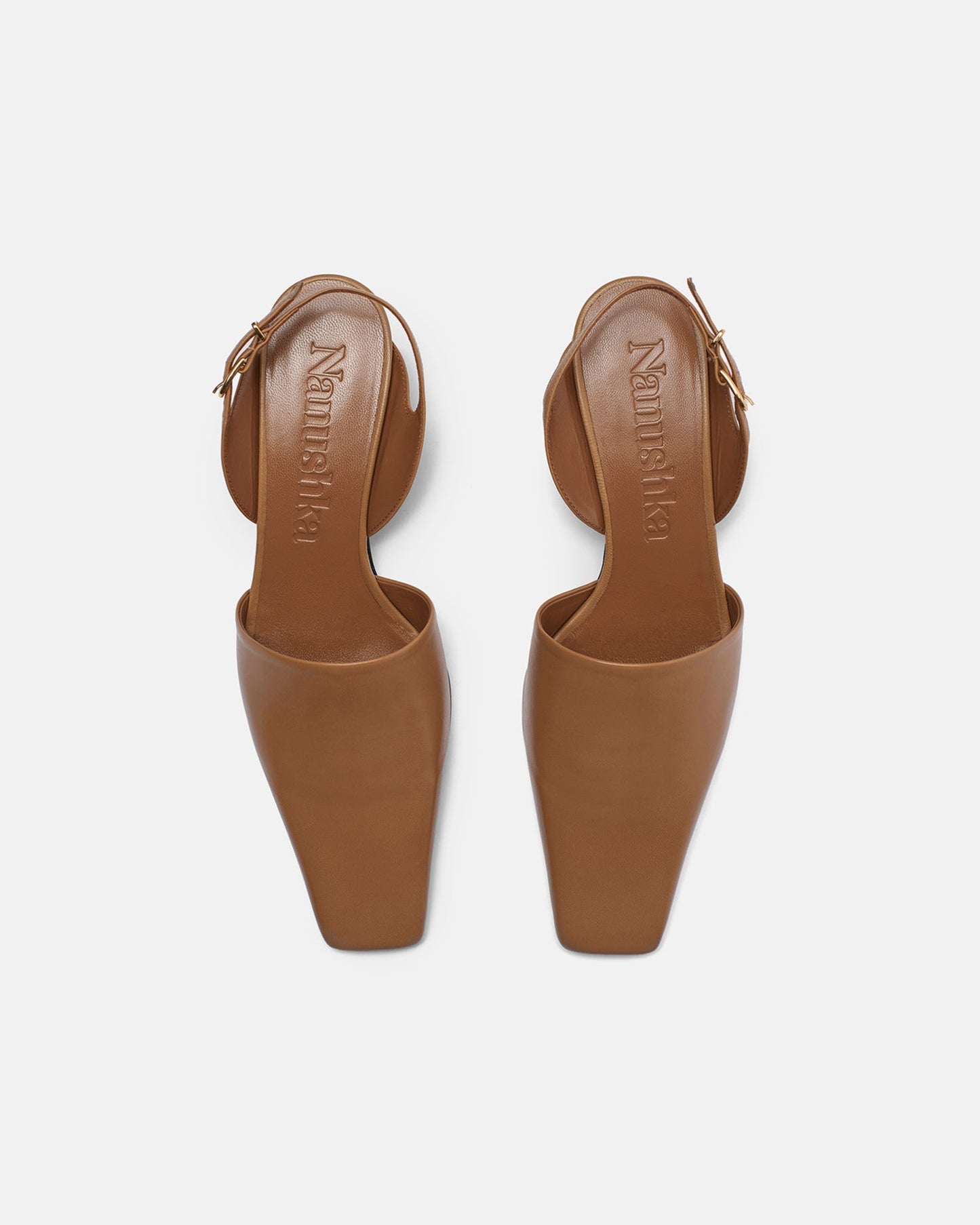 Enaji - Leather Sandals - Nut Brown