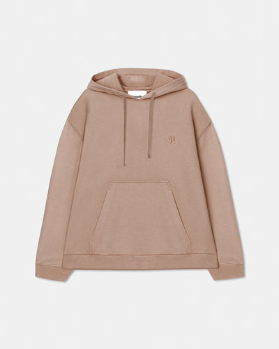 Ever - Recycled Cotton Logo Hoodie - Nut