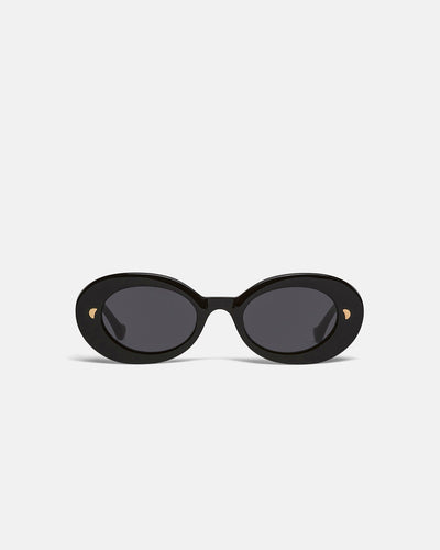 Giva - Bio-Plastic Oval Sunglasses - Black