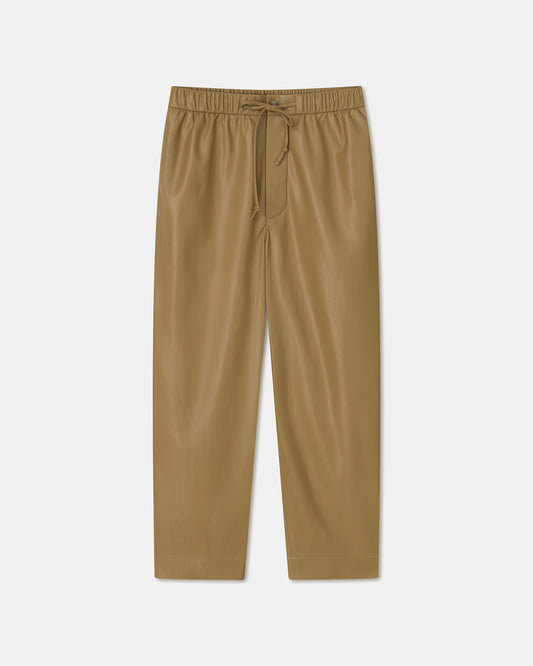 Jain - Okobor™ Alt-Leather Pants - Muted Khaki Okobor