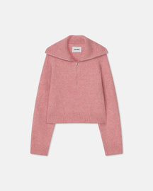 Jannis - Upcycled Alpaca Sweater - Pink Alpaca