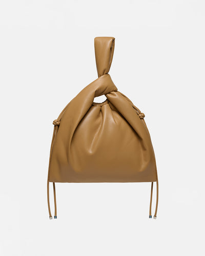 Jen Drawstring - Okobor™ Alt-Leather Bag - Oak