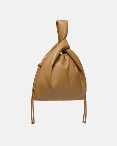 Jen Drawstring - Okobor™ Alt-Leather Bag - Oak
