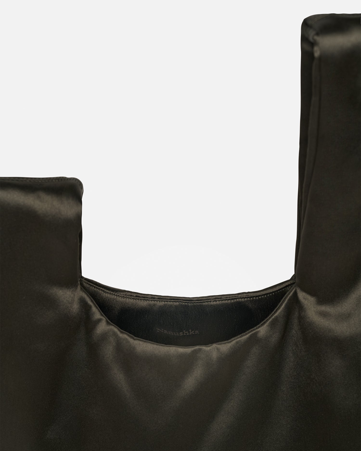 Jen - Slip Satin Bag - Dark Green