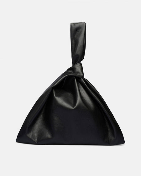 Jen Large - Okobor™ Alt-Leather Large Clutch Bag - Black