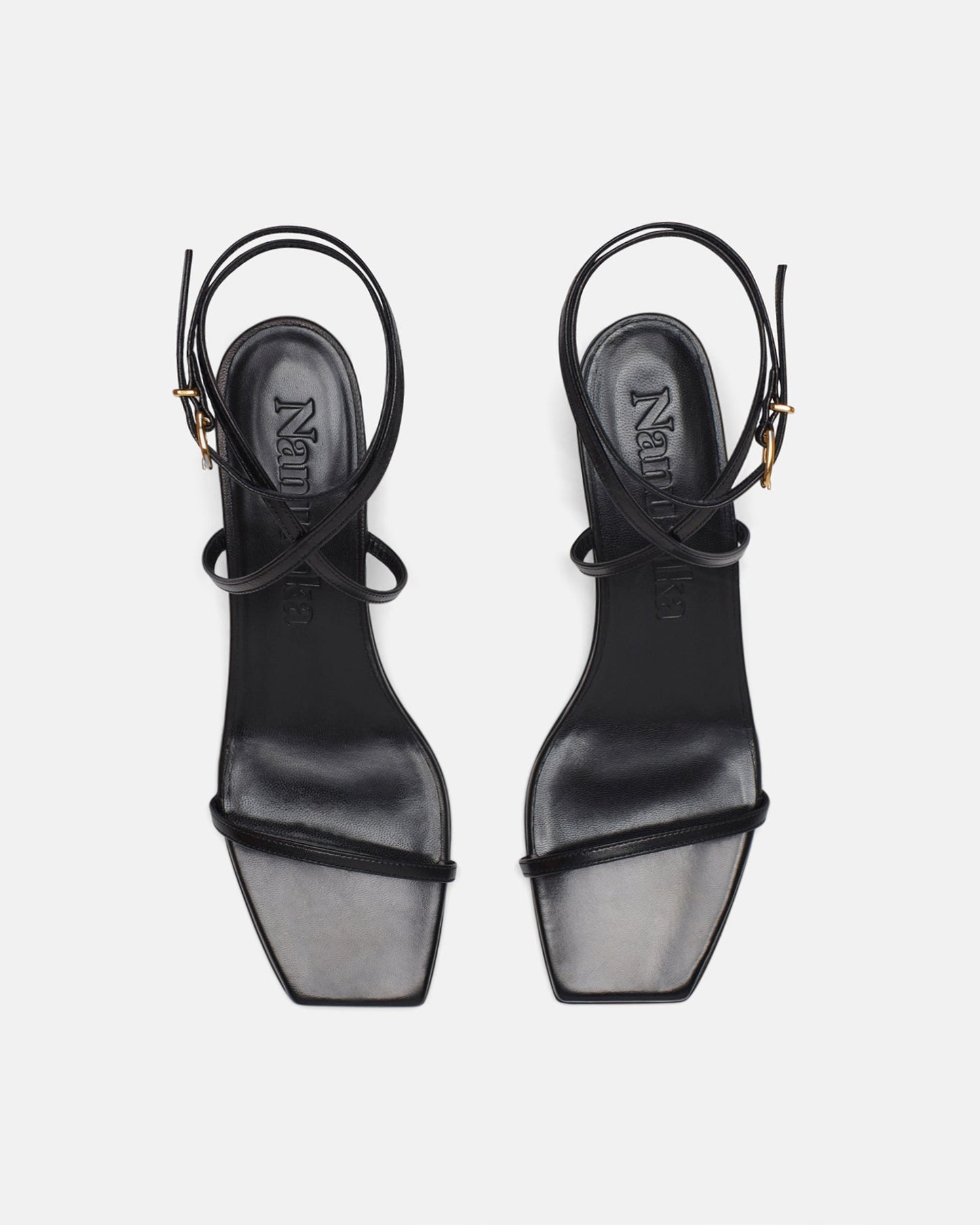 Jol - Leather Sandals - Black