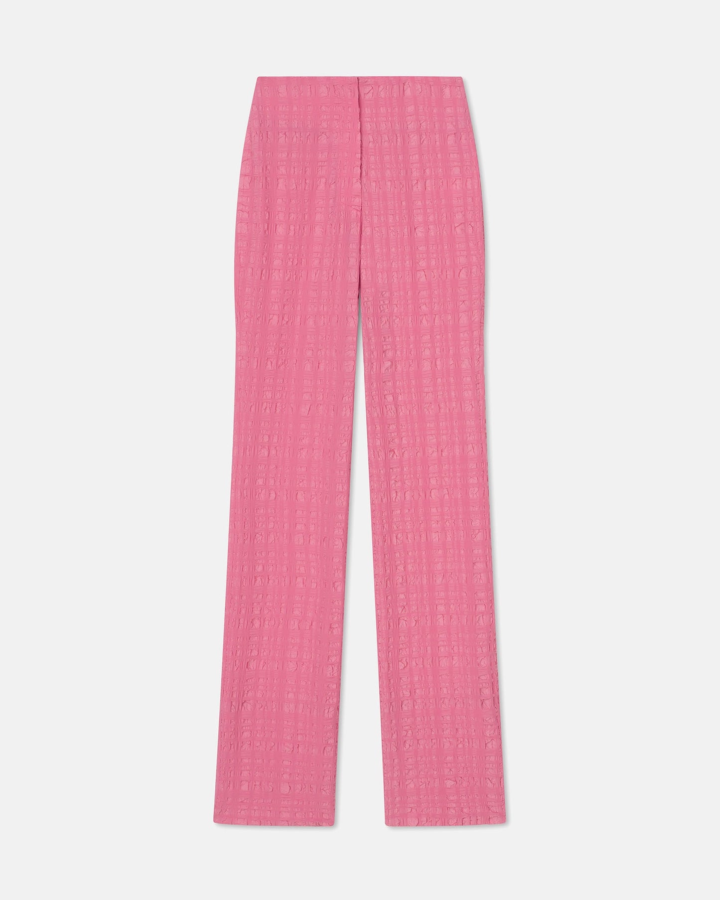 Juna - Seersucker Pants - Pink Seersucker