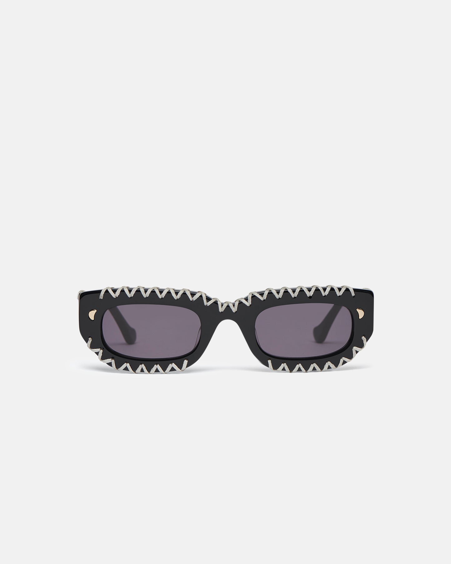 Kadee Crochet - Crocheted D-Frame Sunglasses - Black