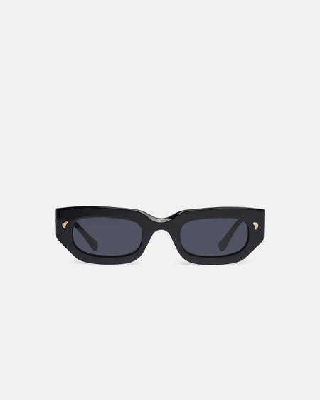 Kadee - Bio-Plastic D-Frame Sunglasses - GreyBlack
