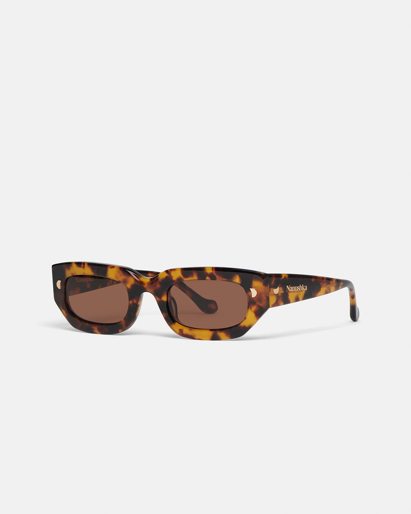 Kadee - Bio-Plastic D-Frame Sunglasses - Dark Amber