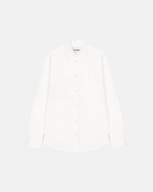 Kaleb - Cotton Shirt - White