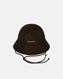 Laurie - Econyl® Bucket Hat - Brown Econyl