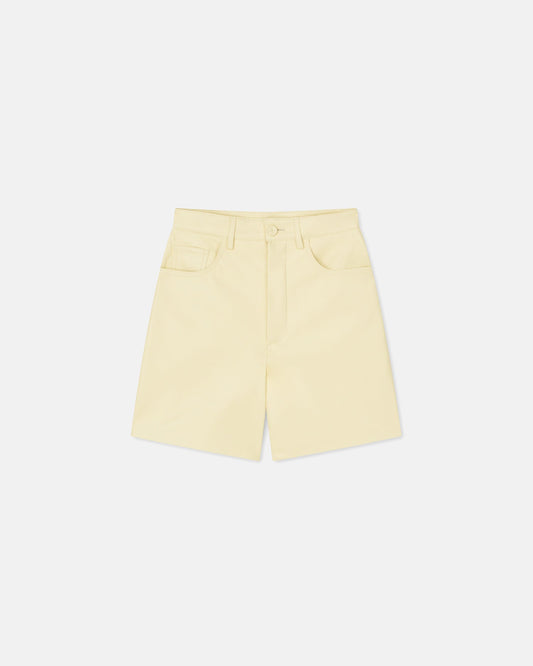 Leana - Okobor™ Alt-Leather Shorts - Moon