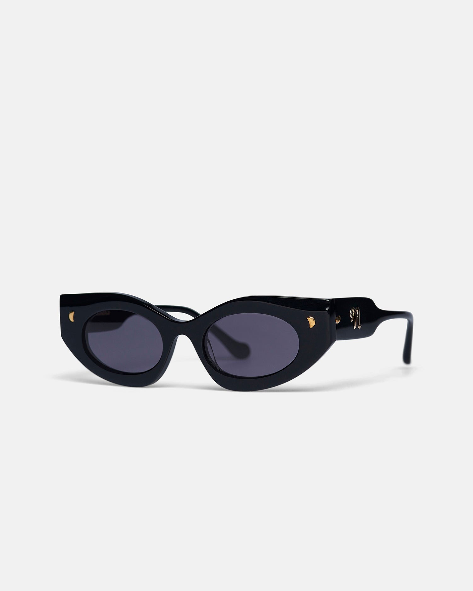 Leonie - Bio-Plastic Sunglasses - Black – Nanushka