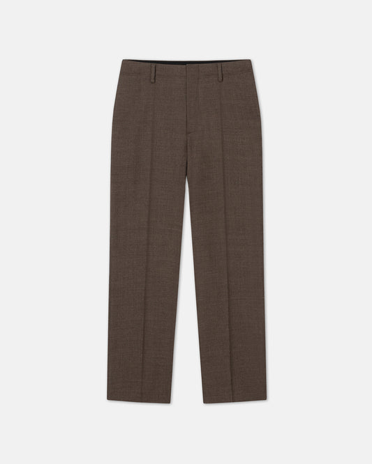 Loic - Wool Suit Pants - Walnut
