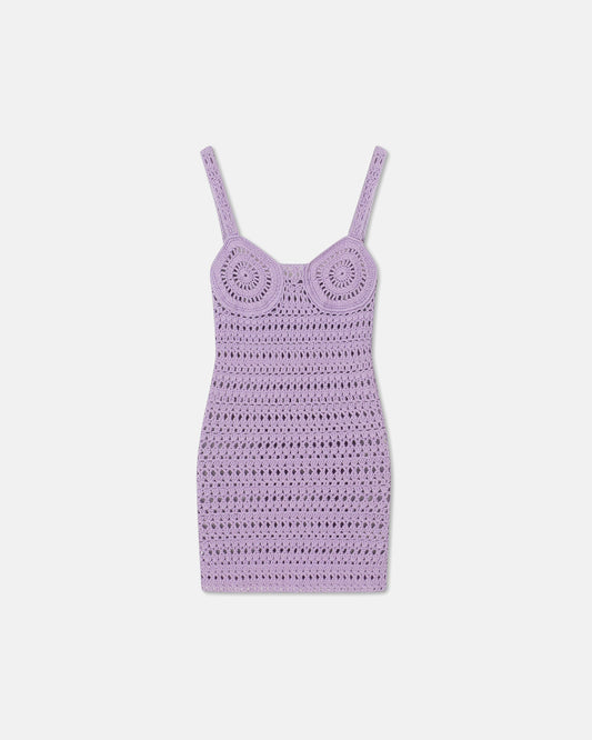 Maressa - Crochet-Knit Top - Lilac Ss23