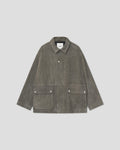 Melesio - Suede Jacket - Dark Grey