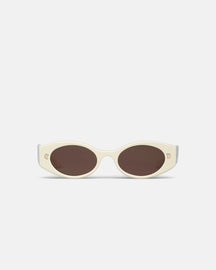 Millie - Bio-Plastic Slim Sunglasses - Shell