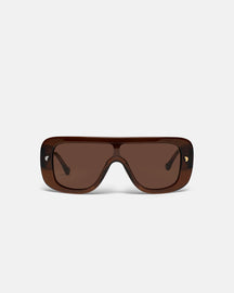 Monsino - Oversized Square-Frame Sunglasses - Brown Eyewear