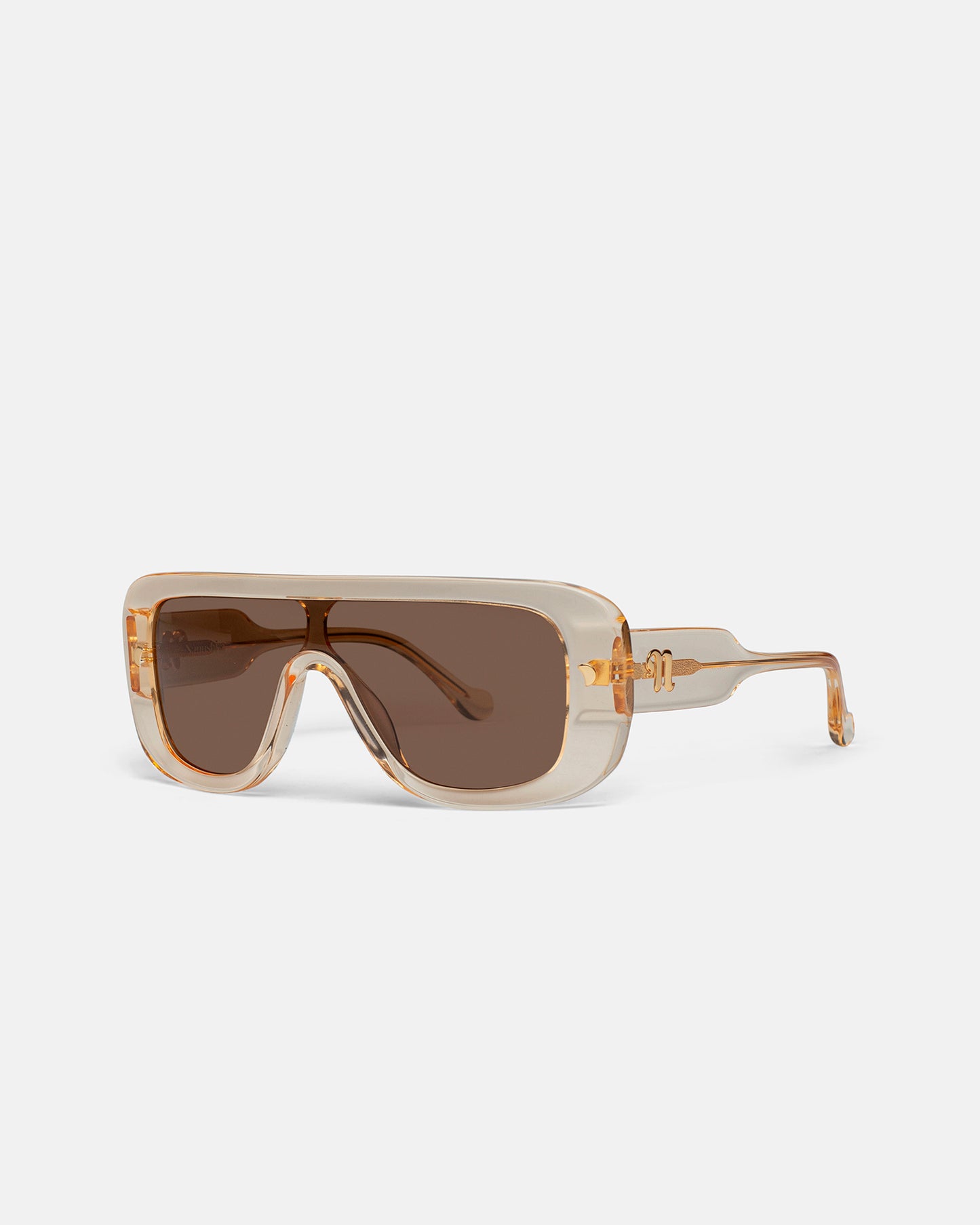 Monsino - Oversized Square-Frame Sunglasses - Champagne Eyewear