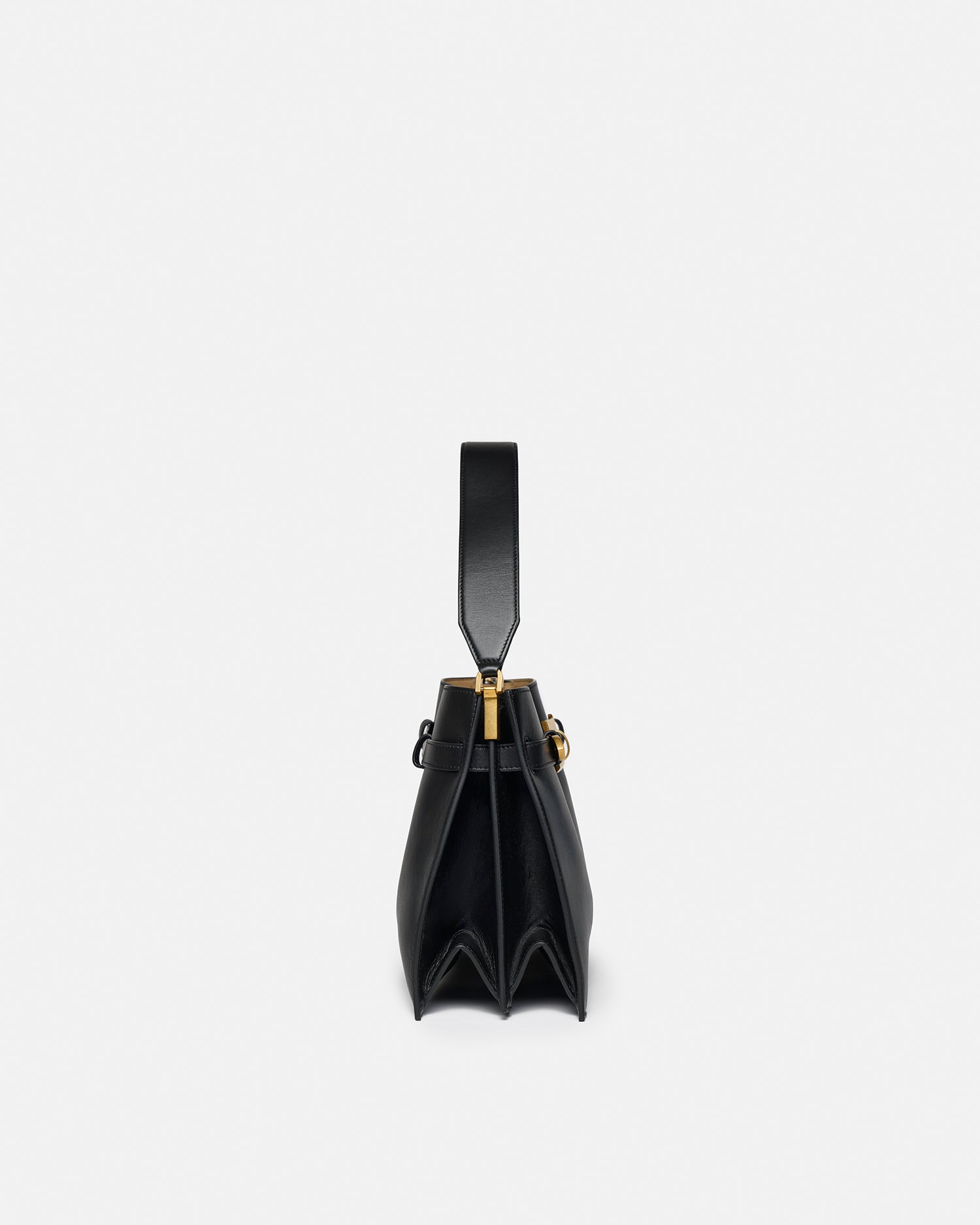 Harmonica - Leather bag - Black – Nanushka